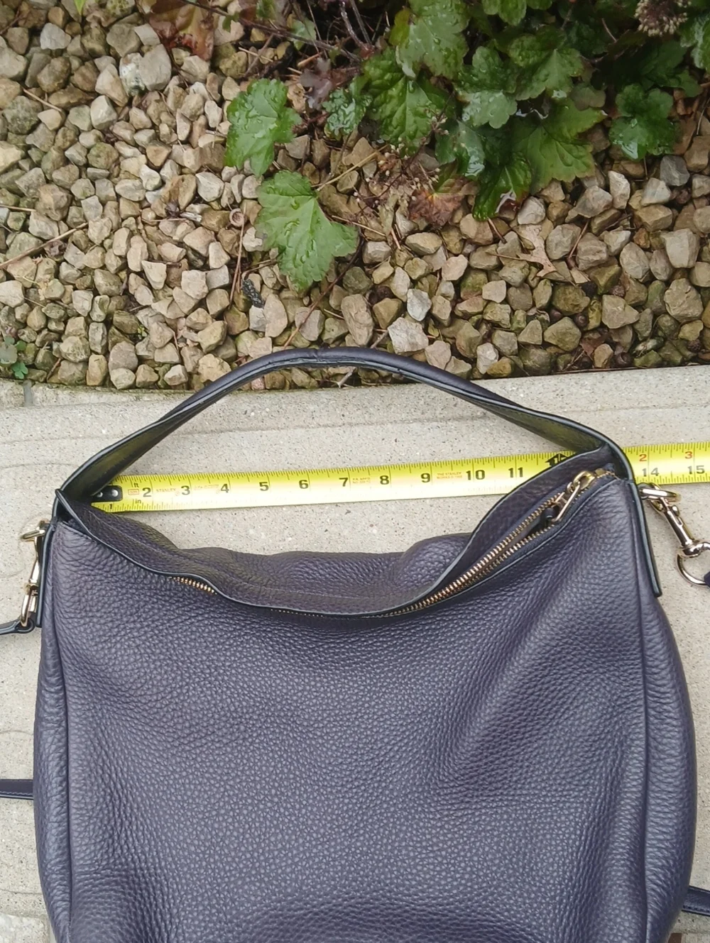 Coach pebbled leather